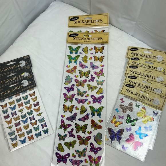 Butterfly Stickers | Scrapbook Stickers | Over 400 Stickers | Wedding Stickers - Picture 2 of 16